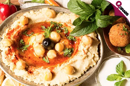 For QR65 Satisfy Your Cravings with Your Choice of Savory Lebanese Food! (QR130 Value)